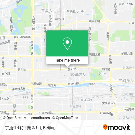 京捷生鲜(甘露园店) map