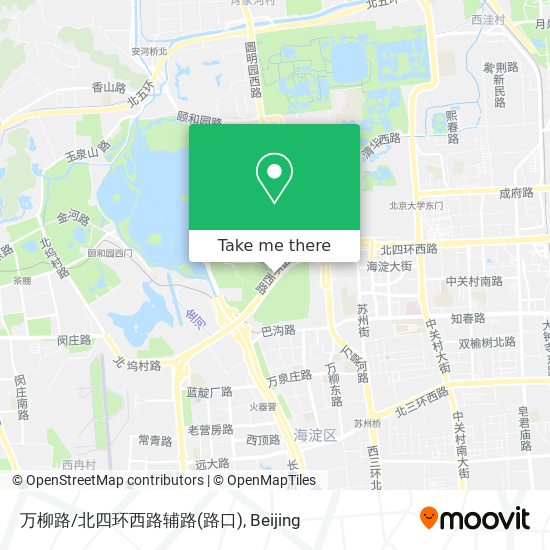 万柳路/北四环西路辅路(路口) map