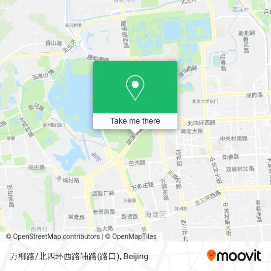 万柳路/北四环西路辅路(路口) map