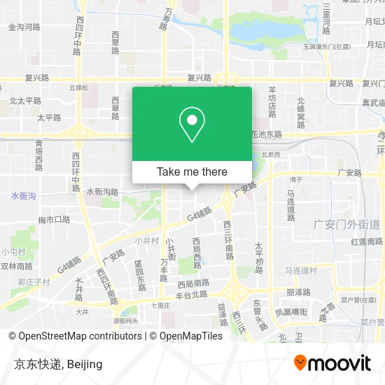 京东快递 map