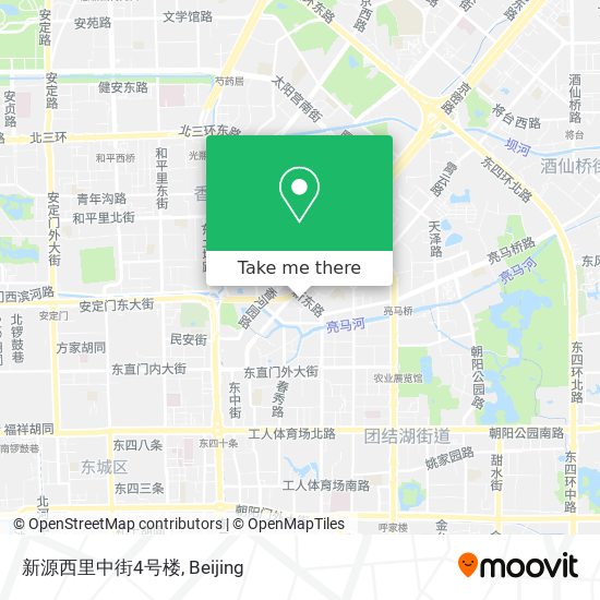 新源西里中街4号楼 map