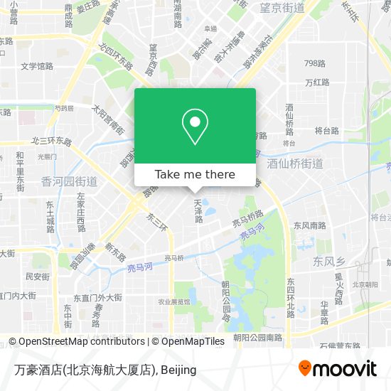 万豪酒店(北京海航大厦店) map