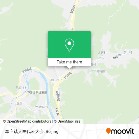 军庄镇人民代表大会 map