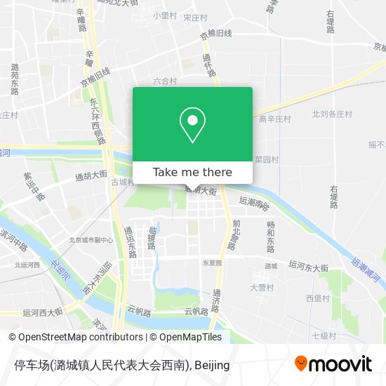 停车场(潞城镇人民代表大会西南) map
