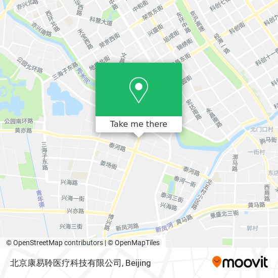北京康易聆医疗科技有限公司 map