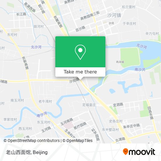老山西面馆 map