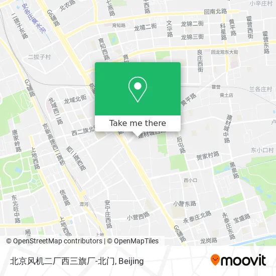 北京风机二厂西三旗厂-北门 map