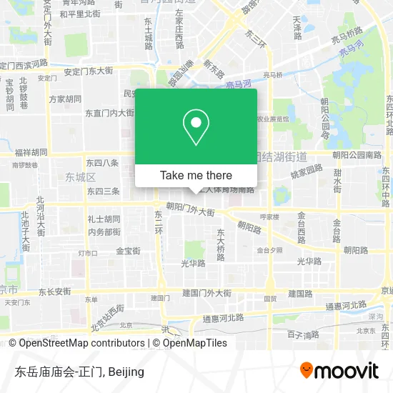 东岳庙庙会-正门 map