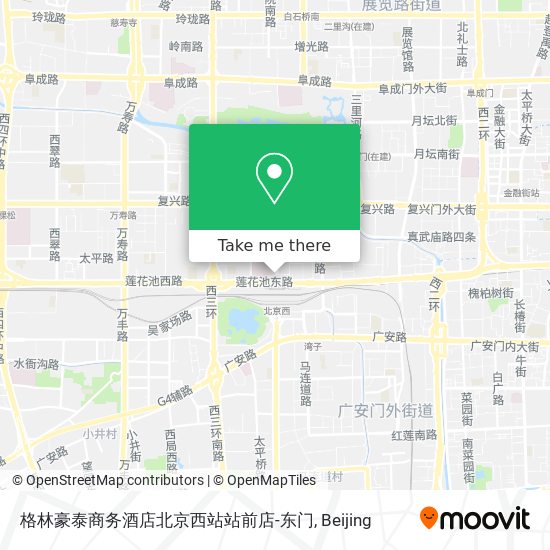 格林豪泰商务酒店北京西站站前店-东门 map