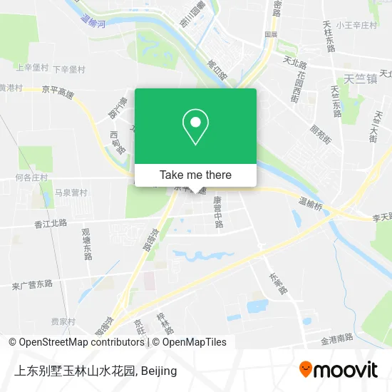 上东别墅玉林山水花园 map