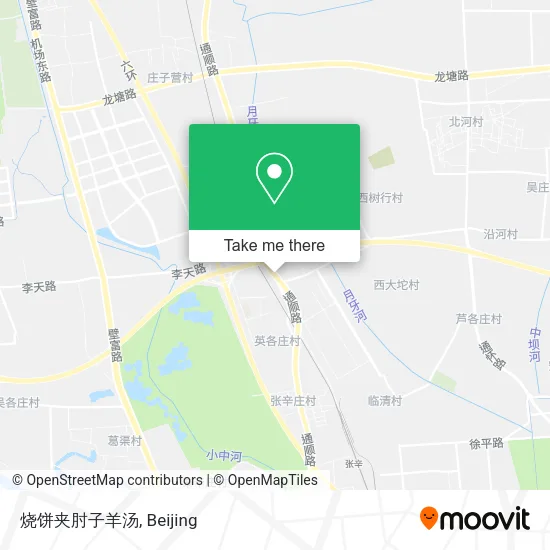 烧饼夹肘子羊汤 map