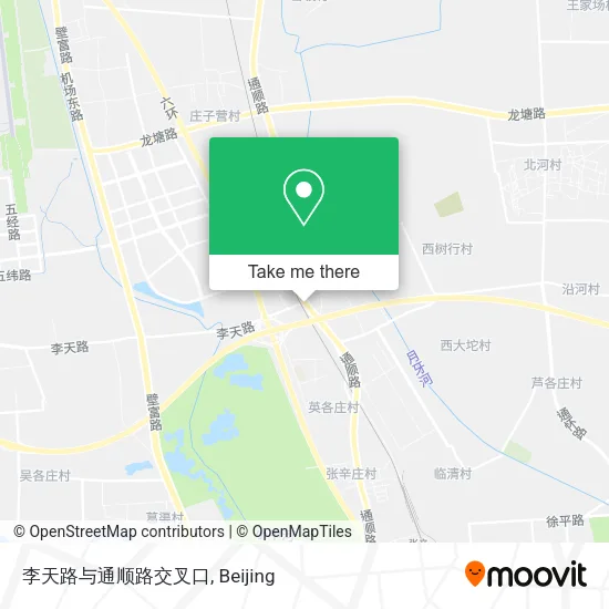 李天路与通顺路交叉口 map