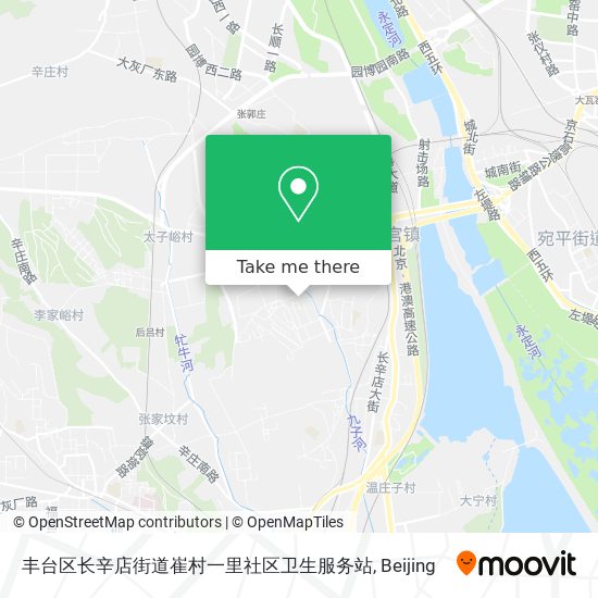 丰台区长辛店街道崔村一里社区卫生服务站 map