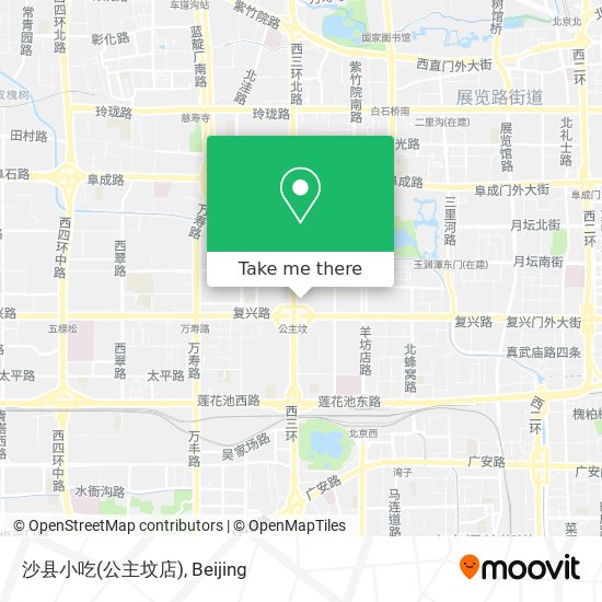 沙县小吃(公主坟店) map