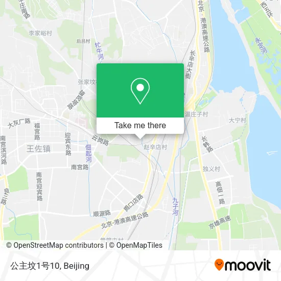 公主坟1号10 map