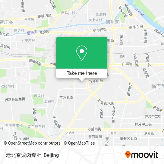 老北京涮肉爆肚 map