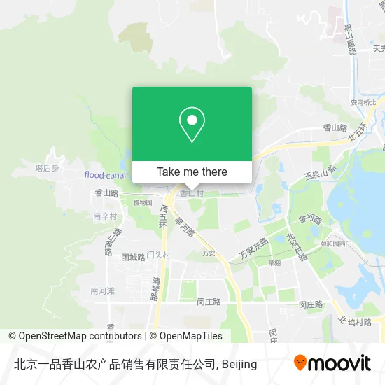 北京一品香山农产品销售有限责任公司 map