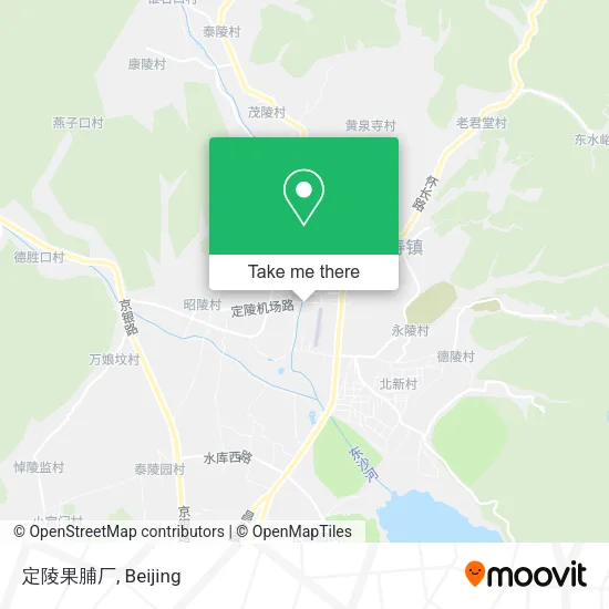 定陵果脯厂 map