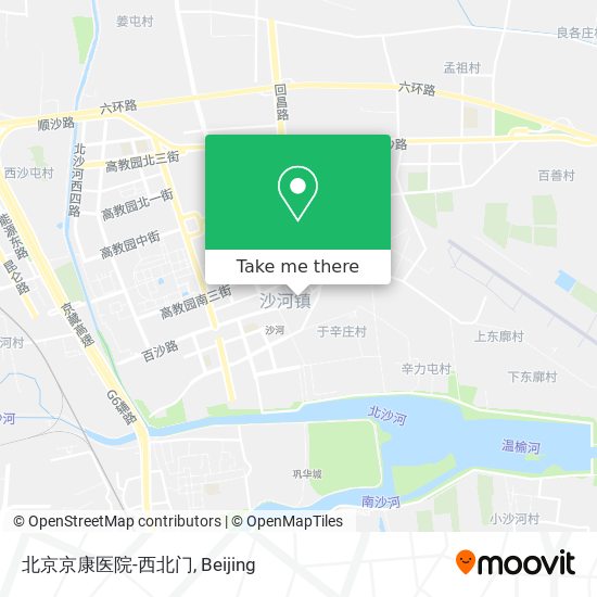 北京京康医院-西北门 map