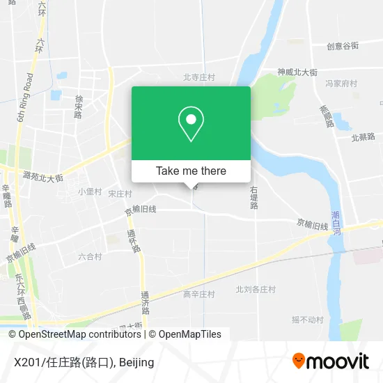 X201/任庄路(路口) map