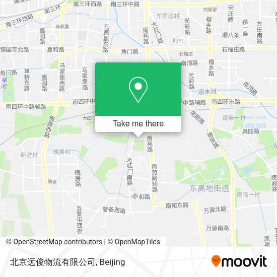 北京远俊物流有限公司 map