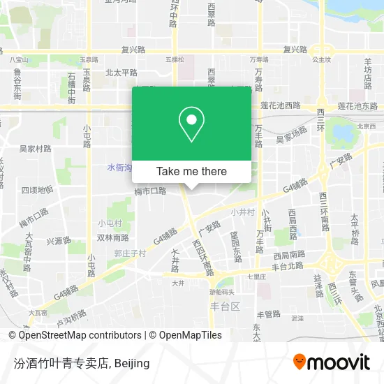 汾酒竹叶青专卖店 map