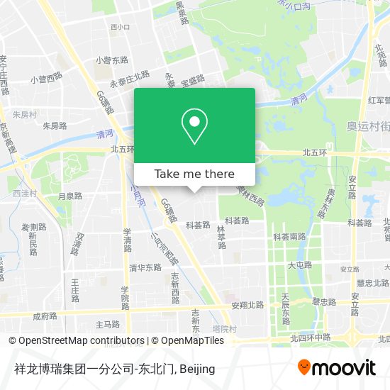 祥龙博瑞集团一分公司-东北门 map