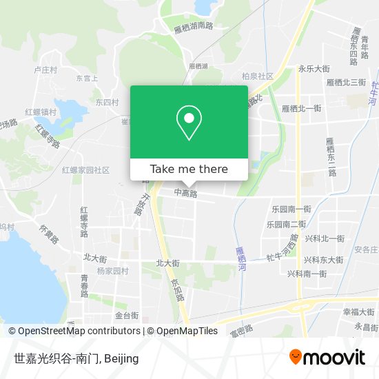 世嘉光织谷-南门 map