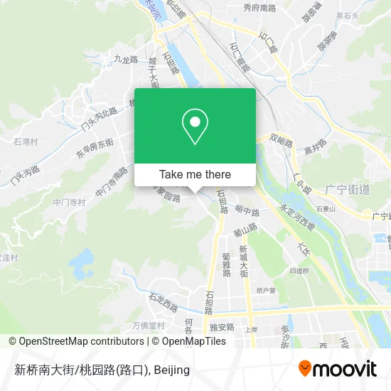 新桥南大街/桃园路(路口) map