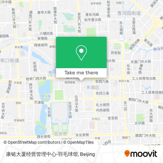 康铭大厦经营管理中心-羽毛球馆 map