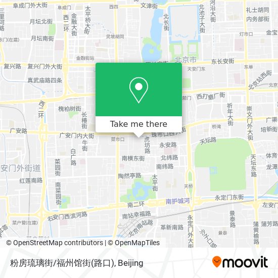 粉房琉璃街/福州馆街(路口) map