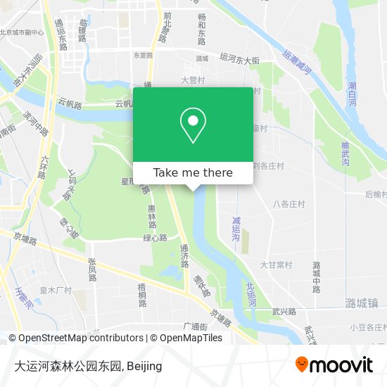 大运河森林公园东园 map