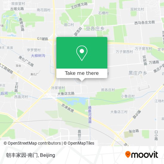 朝丰家园-南门 map