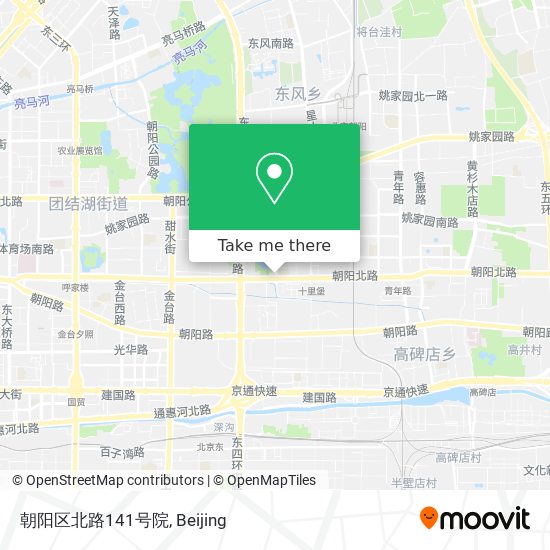 朝阳区北路141号院 map