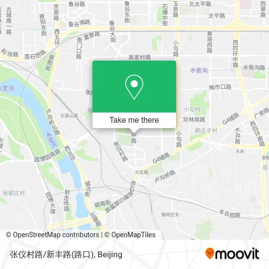张仪村路/新丰路(路口) map