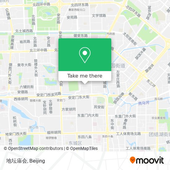 地坛庙会 map