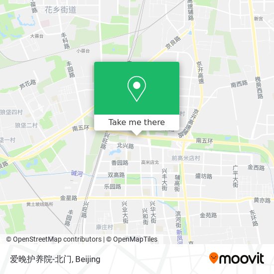 爱晚护养院-北门 map