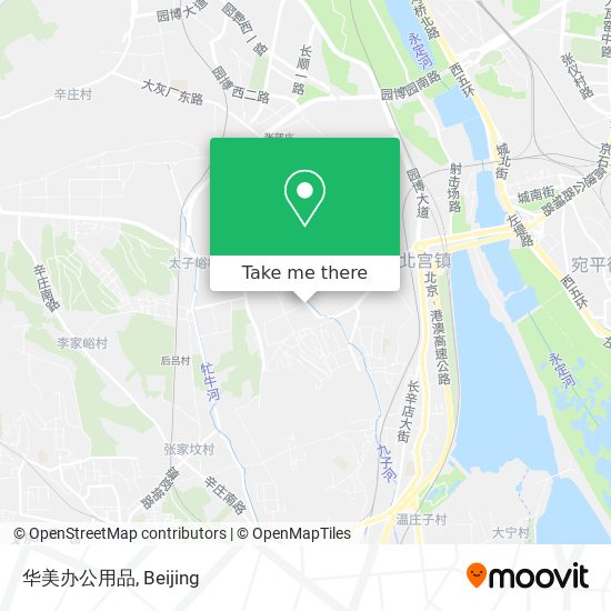 华美办公用品 map