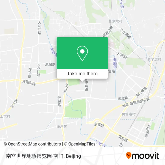南宫世界地热博览园-南门 map
