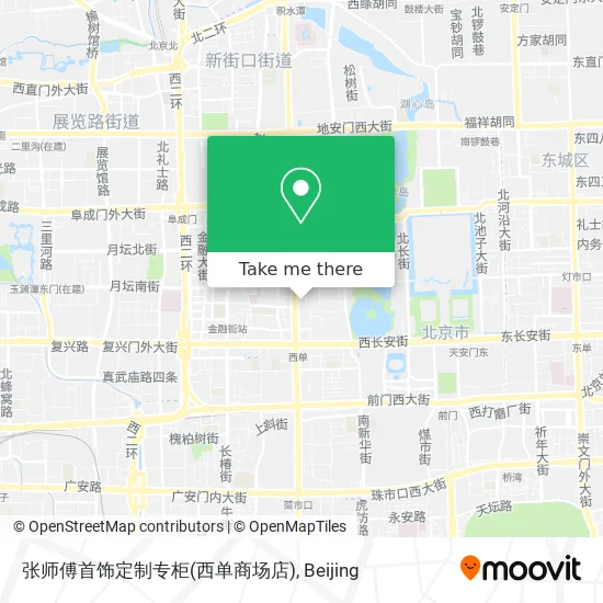 张师傅首饰定制专柜(西单商场店) map