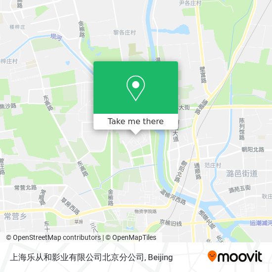 上海乐从和影业有限公司北京分公司 map