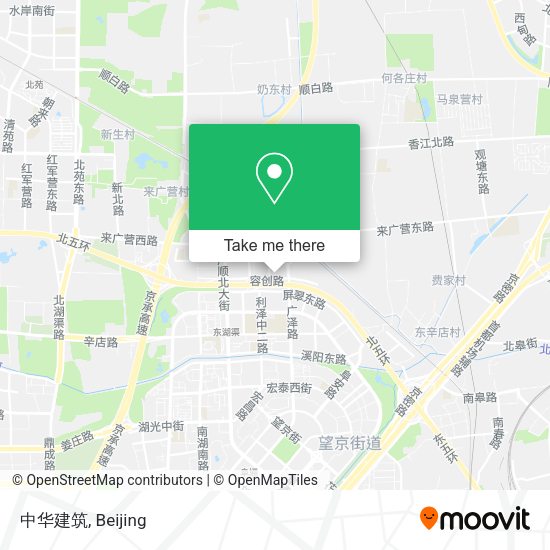 中华建筑 map