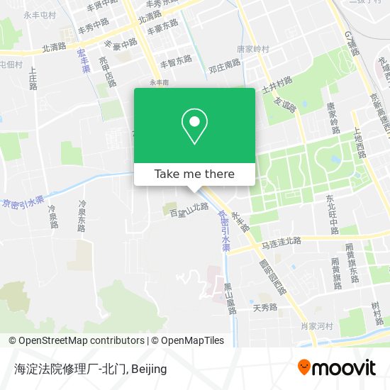 海淀法院修理厂-北门 map