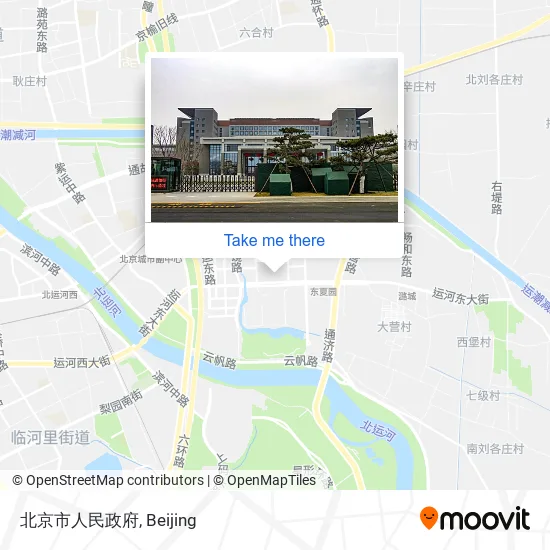 北京市人民政府 map