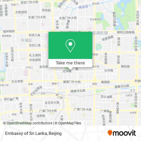 Embassy of Sri Lanka map