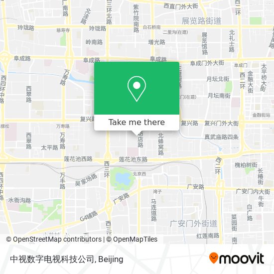 中视数字电视科技公司 map