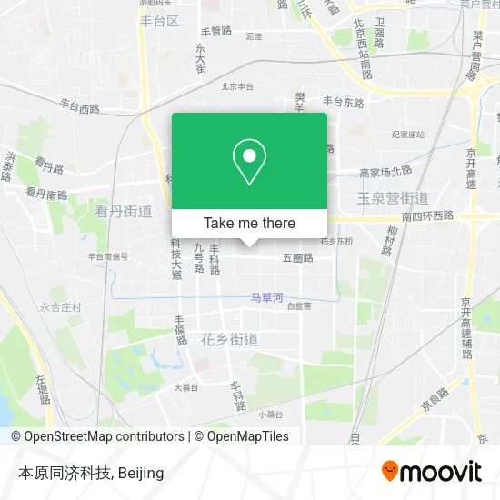 本原同济科技 map