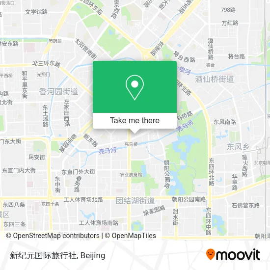 新纪元国际旅行社 map