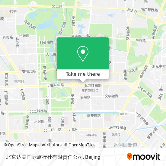 北京达美国际旅行社有限责任公司 map