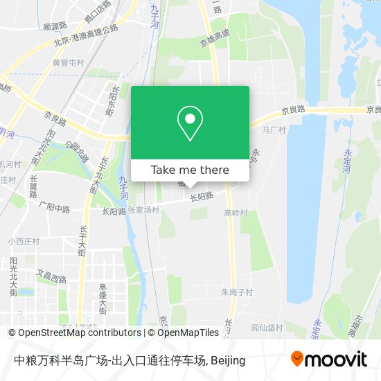 中粮万科半岛广场-出入口通往停车场 map